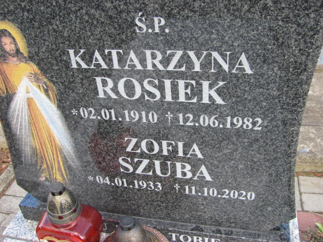 Zofia Szuba 1933 Piława Górna - Grobonet - Wyszukiwarka osób pochowanych