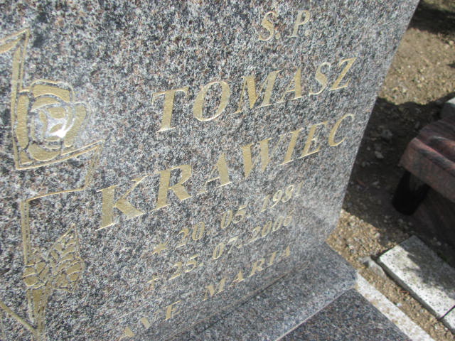 Tomasz Krawiec 1981 Piława Górna - Grobonet - Wyszukiwarka osób pochowanych