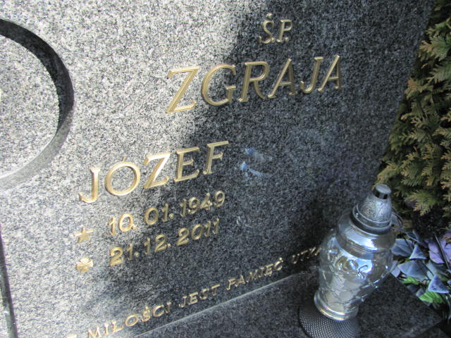 Józef Zgraja 1949 Piława Górna - Grobonet - Wyszukiwarka osób pochowanych