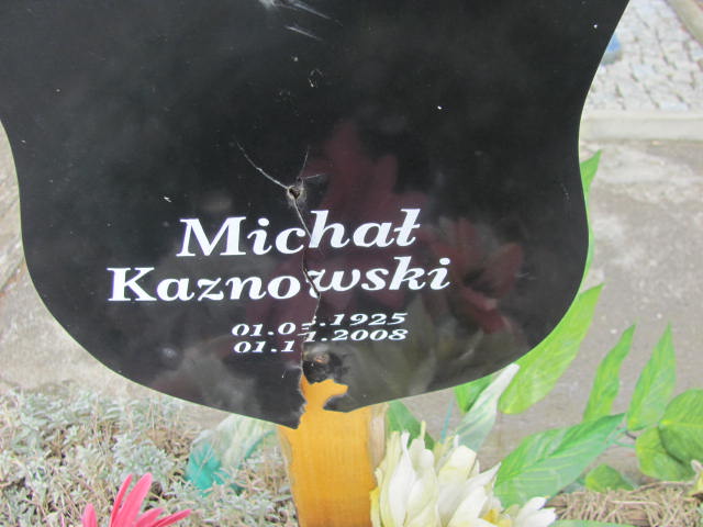 Michał Kaznowski 1925 Piława Górna - Grobonet - Wyszukiwarka osób pochowanych