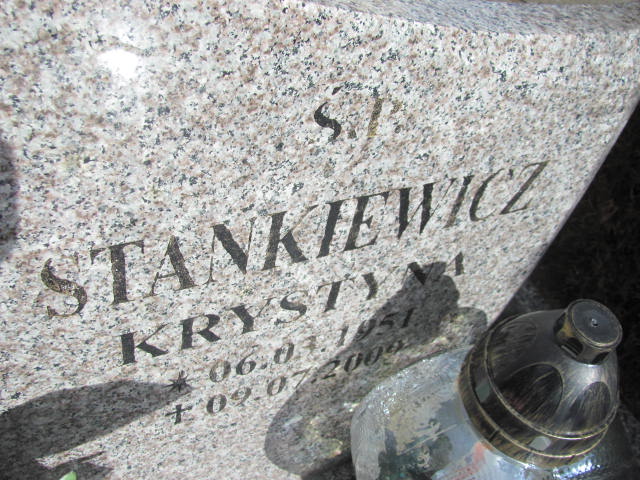 Krystyna Stankiewicz 1951 Piława Górna - Grobonet - Wyszukiwarka osób pochowanych