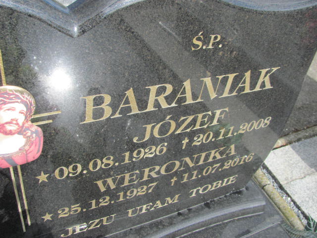 Weronika Baraniak 1927 Piława Górna - Grobonet - Wyszukiwarka osób pochowanych