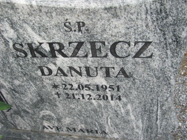 Danuta Skrzecz 1951 Piława Górna - Grobonet - Wyszukiwarka osób pochowanych
