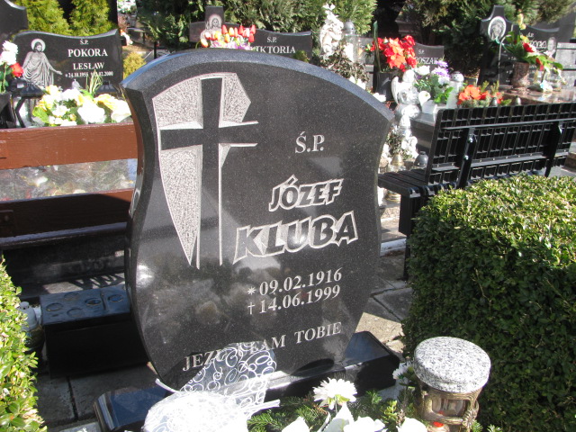 Józef Kluba 1916 Piława Górna - Grobonet - Wyszukiwarka osób pochowanych