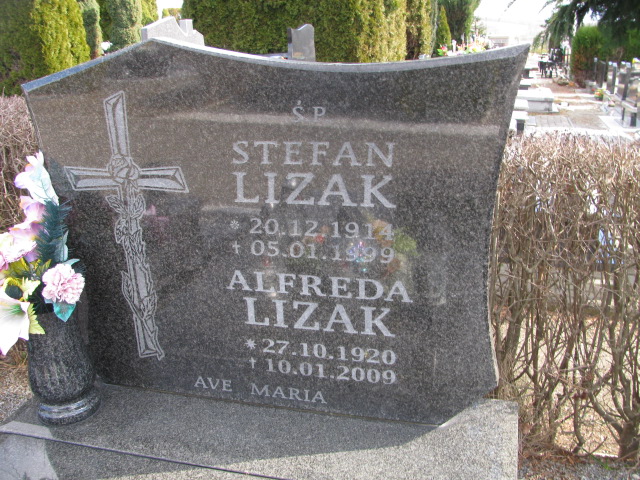 Alfreda Lizak 1920 Piława Górna - Grobonet - Wyszukiwarka osób pochowanych