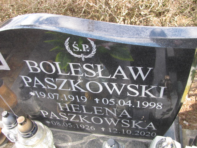 Bolesław Paszkowski 1919 Piława Górna - Grobonet - Wyszukiwarka osób pochowanych